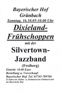 Dixielandfruehschoppen mit Silvertown Dixielandfruehschoppen mit Silvertown